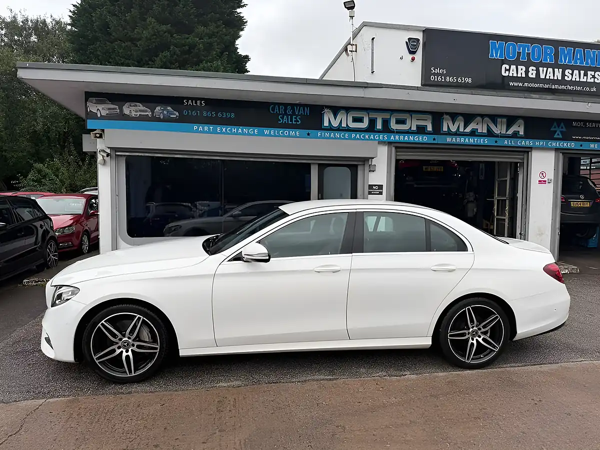 Used 2017 Mercedes-Benz E Class AMG Line White - Interior and Exterior details 2