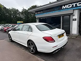 Used 2017 Mercedes-Benz E Class AMG Line White - Interior and Exterior details 3