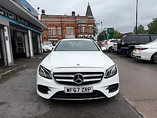 Used 2017 Mercedes-Benz E Class AMG Line White - Interior and Exterior details 7