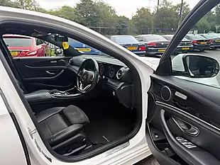 Used 2017 Mercedes-Benz E Class AMG Line White - Interior and Exterior details 8