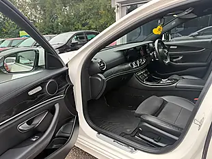 Used 2017 Mercedes-Benz E Class AMG Line White - Interior and Exterior details 9