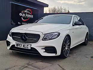 Used 2017 Mercedes-Benz E Class AMG (premium Plus) White - Interior and Exterior details 11