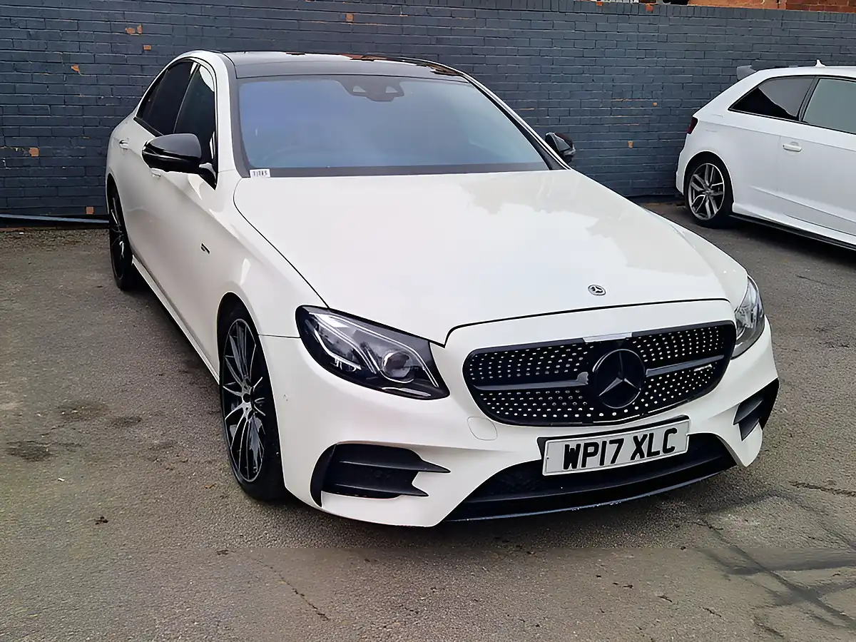Used 2017 Mercedes-Benz E Class AMG (premium Plus) White - Interior and Exterior details 3