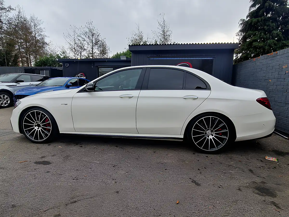Used 2017 Mercedes-Benz E Class AMG (premium Plus) White - Interior and Exterior details 6