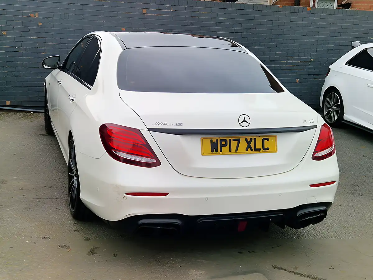Used 2017 Mercedes-Benz E Class AMG (premium Plus) White - Interior and Exterior details 8