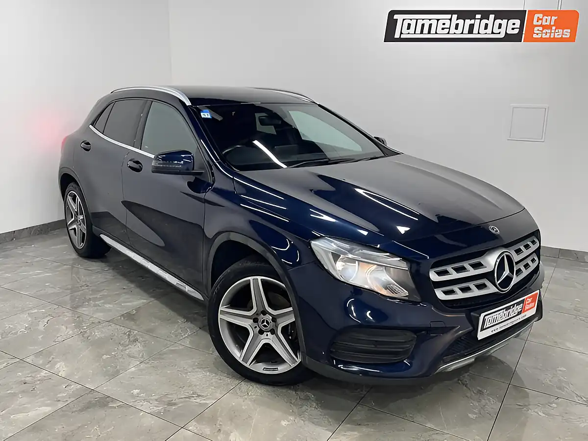 Used 2017 Mercedes-Benz Gla AMG Line Blue - Front View