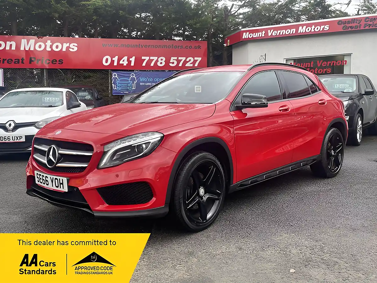 Used 2017 Mercedes-Benz Gla AMG Line (premium) Red - Front View