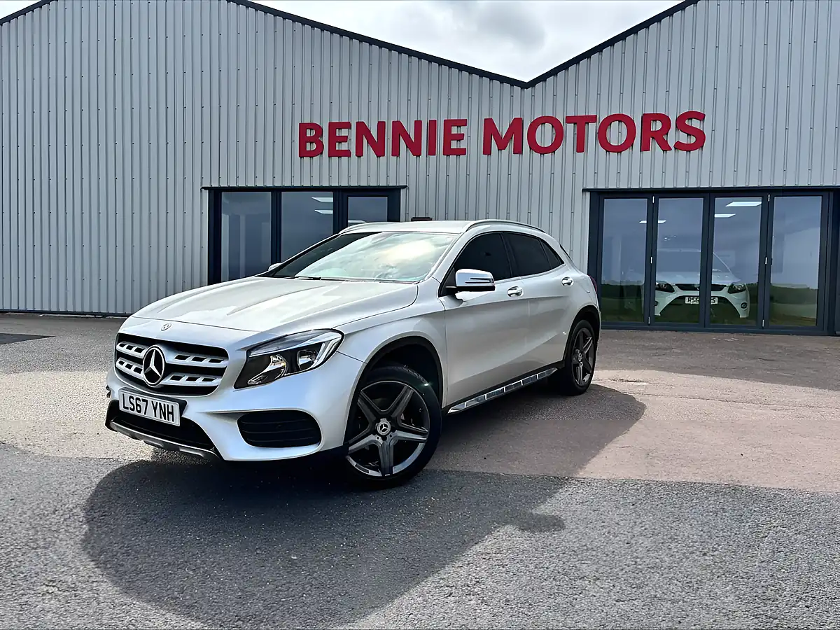 Used 2017 Mercedes-Benz Gla AMG Line Silver - Front View