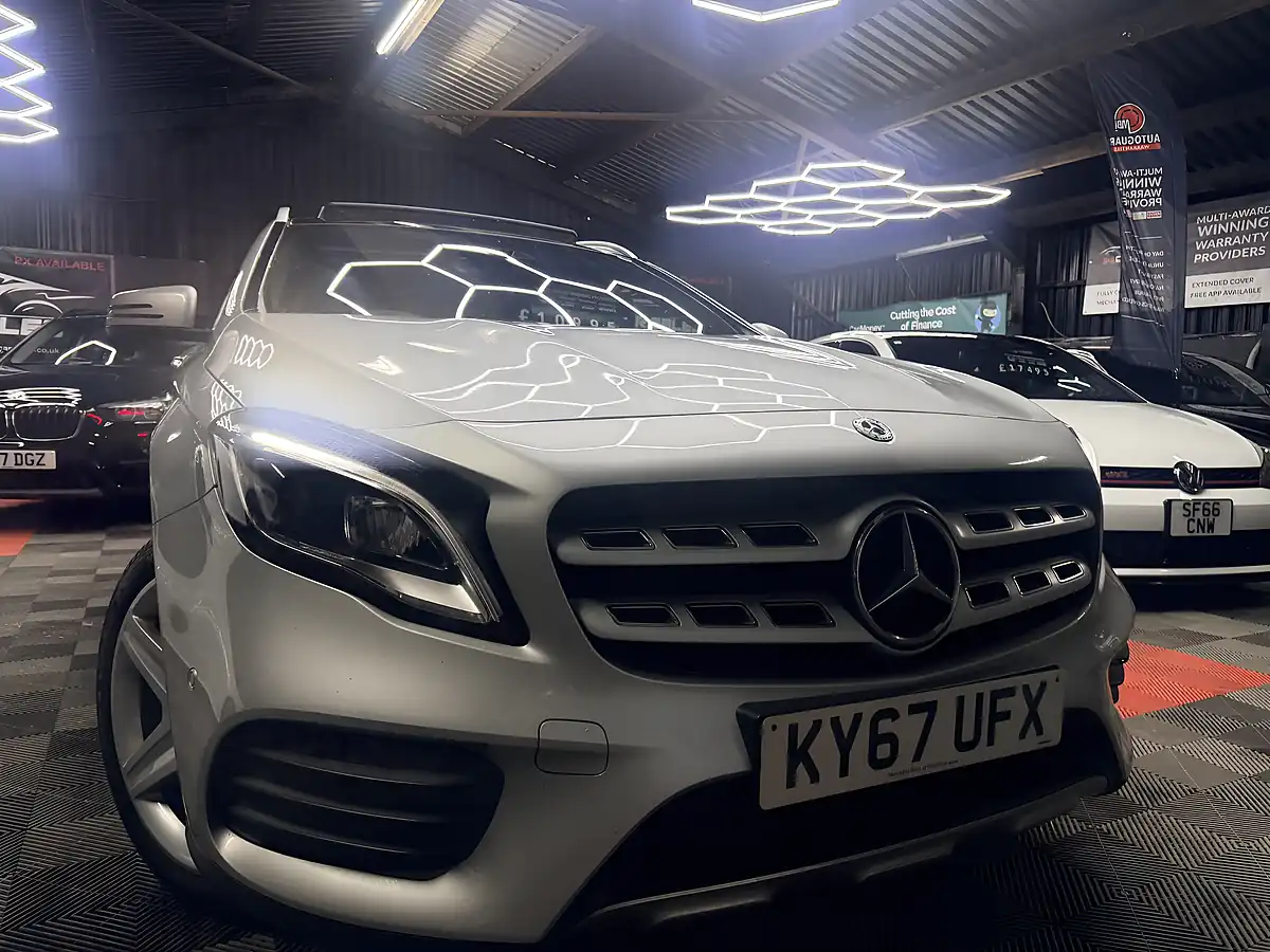 Used 2017 Mercedes-Benz Gla AMG Line Silver - Front View