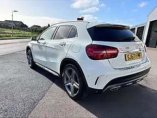 Used 2017 Mercedes-Benz Gla AMG Line White - Interior and Exterior details 5