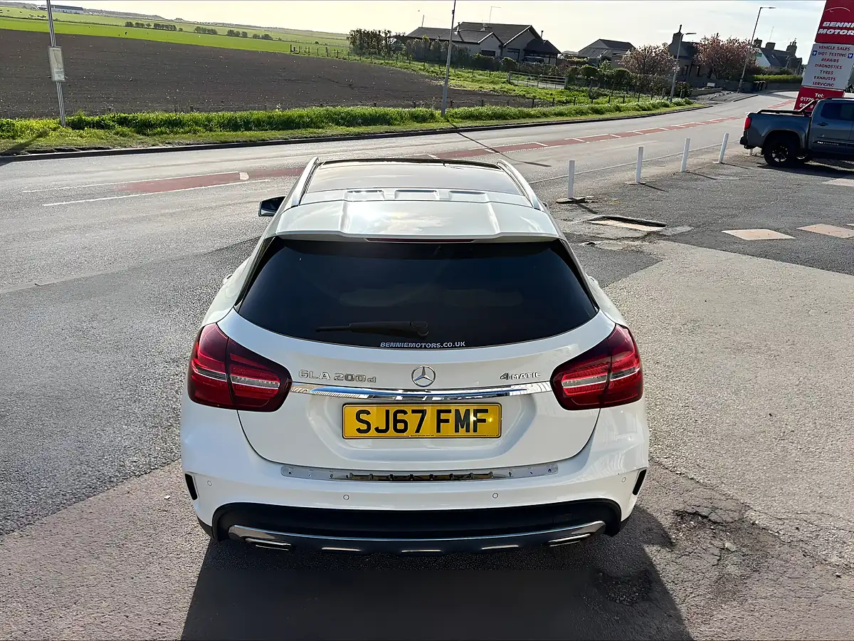 Used 2017 Mercedes-Benz Gla AMG Line White - Interior and Exterior details 8
