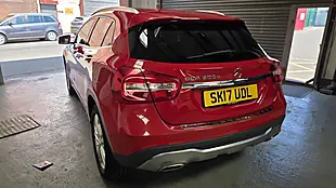 Used 2017 Mercedes-Benz Gla Sport Red - Interior and Exterior details 4