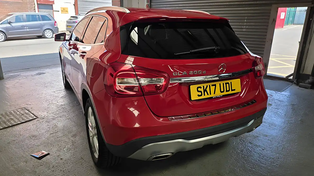 Used 2017 Mercedes-Benz Gla Sport Red - Interior and Exterior details 4