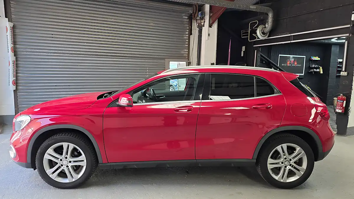 Used 2017 Mercedes-Benz Gla Sport Red - Interior and Exterior details 8