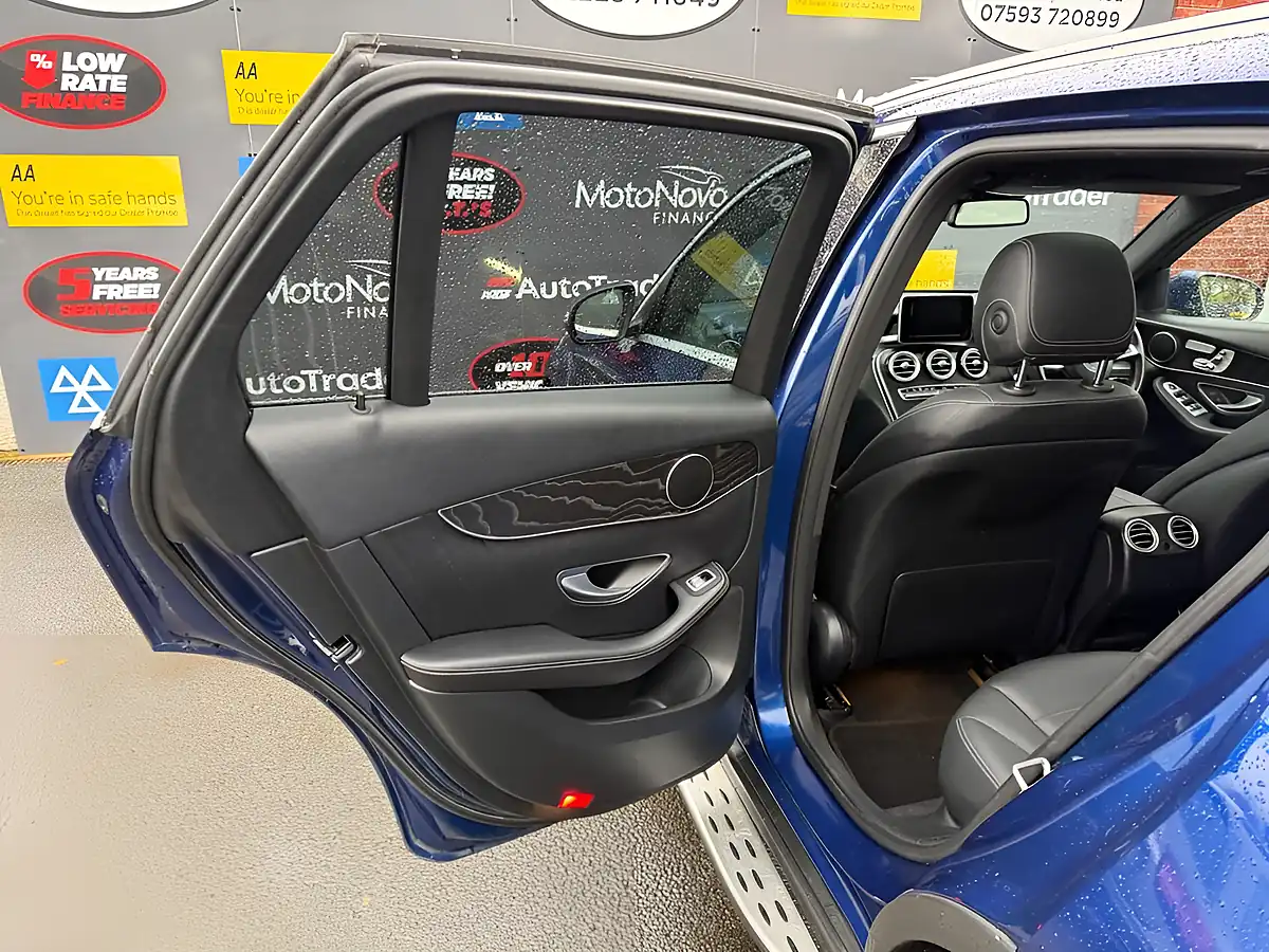 Used 2017 Mercedes-Benz Glc AMG Line (premium) Blue - Interior and Exterior details 12