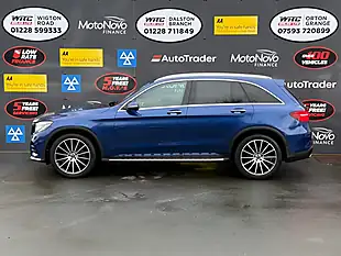 Used 2017 Mercedes-Benz Glc AMG Line (premium) Blue - Interior and Exterior details 2