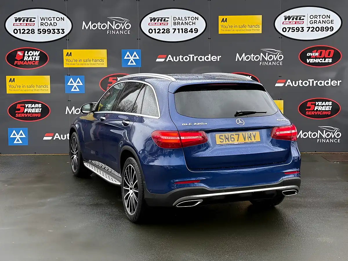 Used 2017 Mercedes-Benz Glc AMG Line (premium) Blue - Interior and Exterior details 3
