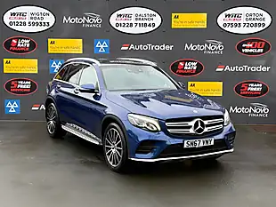 Used 2017 Mercedes-Benz Glc AMG Line (premium) Blue - Interior and Exterior details 4
