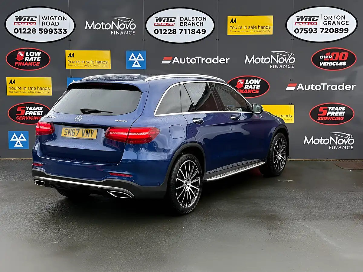 Used 2017 Mercedes-Benz Glc AMG Line (premium) Blue - Interior and Exterior details 6