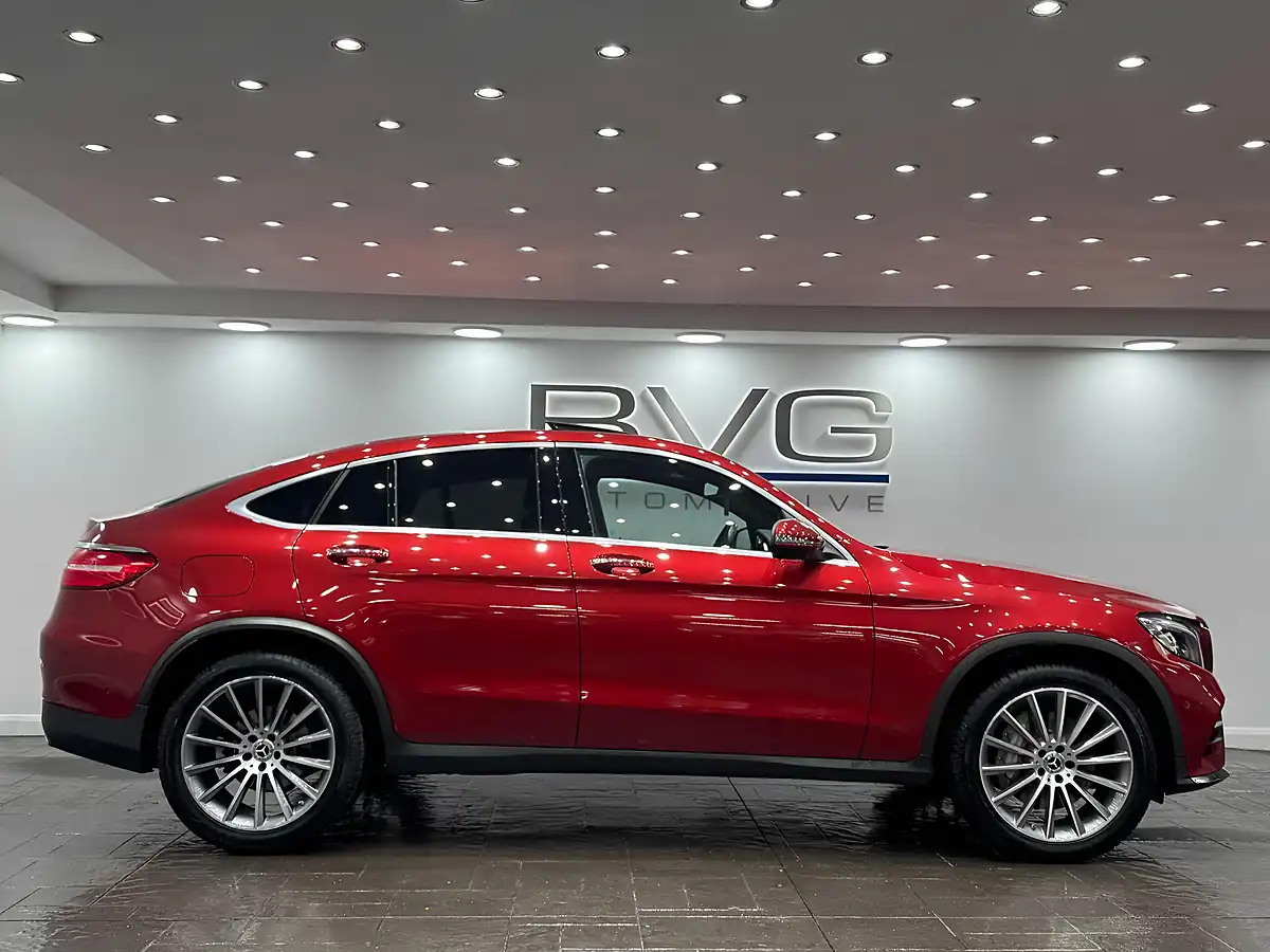 Used 2017 Mercedes-Benz Glc AMG Line (premium) Coupe Red - Interior and Exterior details 10