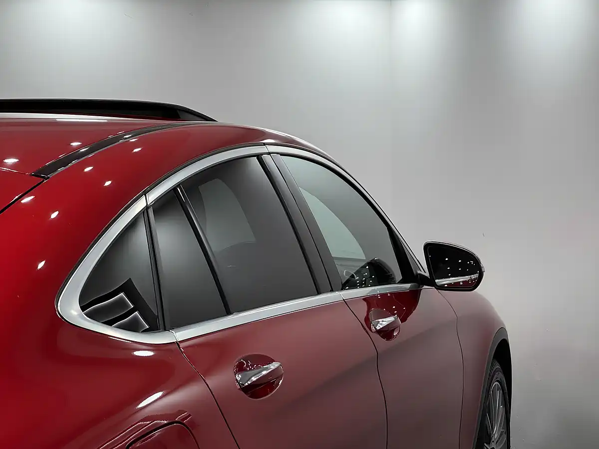 Used 2017 Mercedes-Benz Glc AMG Line (premium) Coupe Red - Interior and Exterior details 12