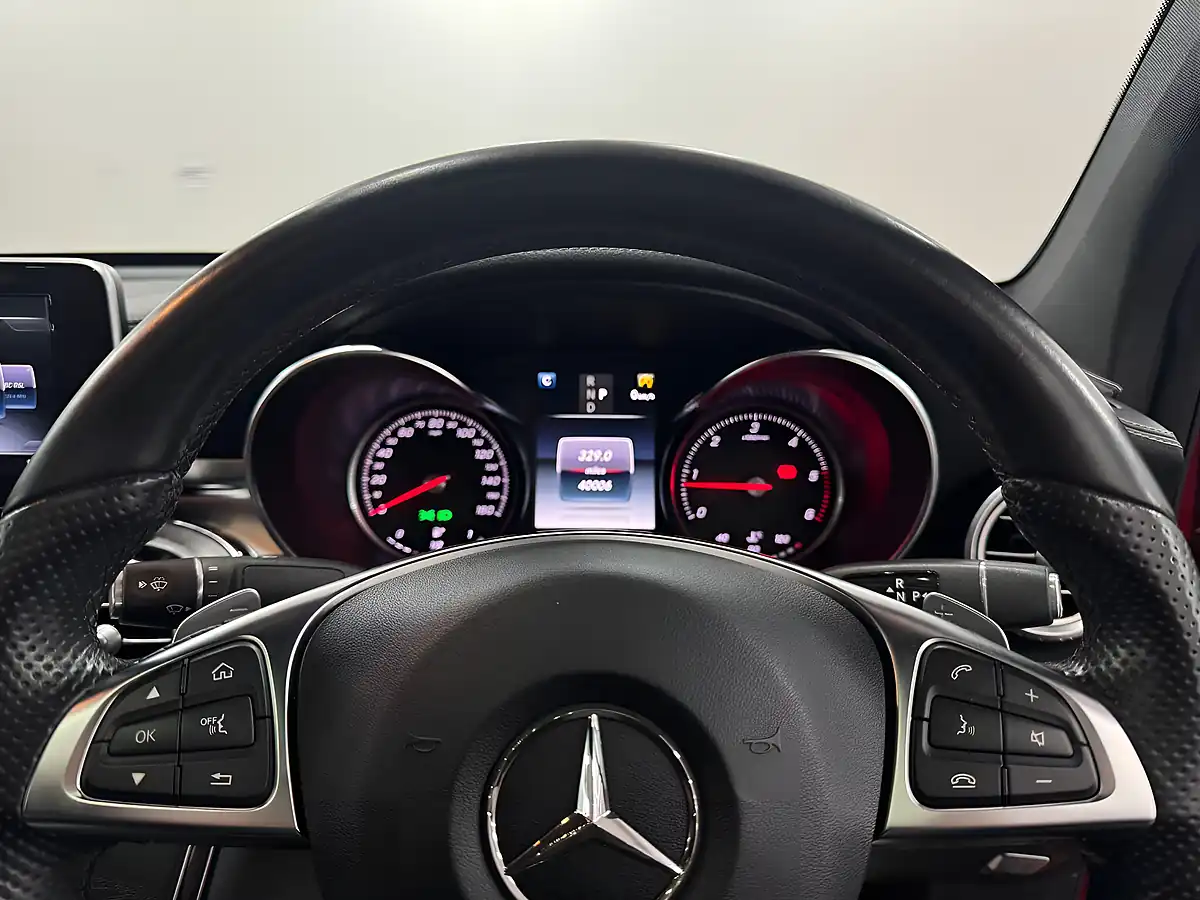 Used 2017 Mercedes-Benz Glc AMG Line (premium) Coupe Red - Interior and Exterior details 14
