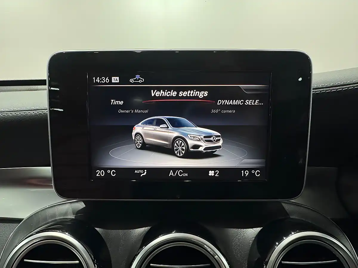 Used 2017 Mercedes-Benz Glc AMG Line (premium) Coupe Red - Interior and Exterior details 15