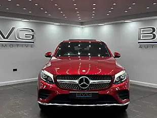 Used 2017 Mercedes-Benz Glc AMG Line (premium) Coupe Red - Interior and Exterior details 4