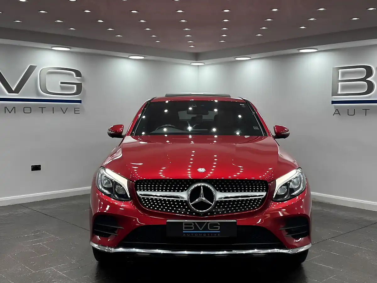 Used 2017 Mercedes-Benz Glc AMG Line (premium) Coupe Red - Interior and Exterior details 4