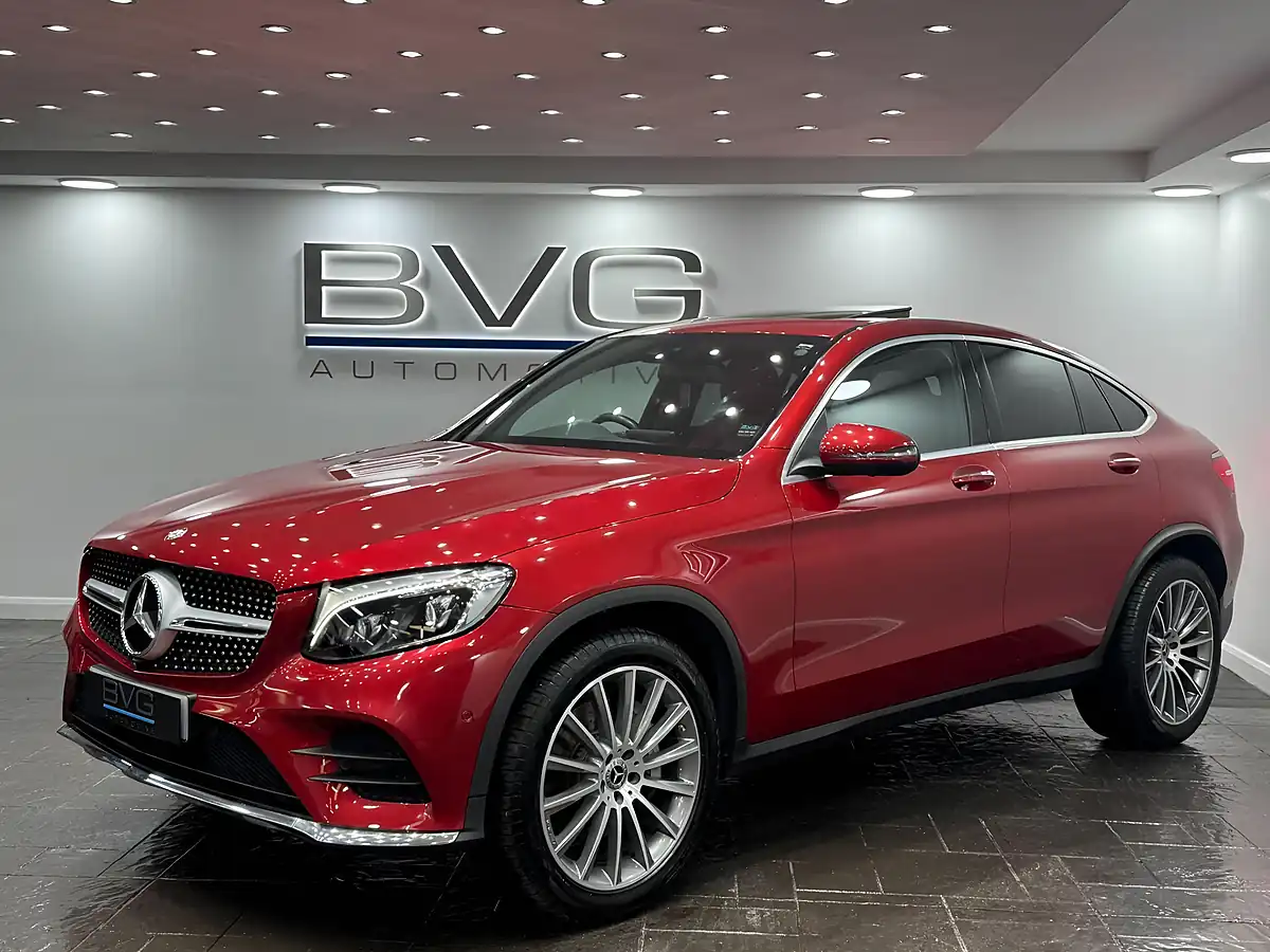 Used 2017 Mercedes-Benz Glc AMG Line (premium) Coupe Red - Interior and Exterior details 5