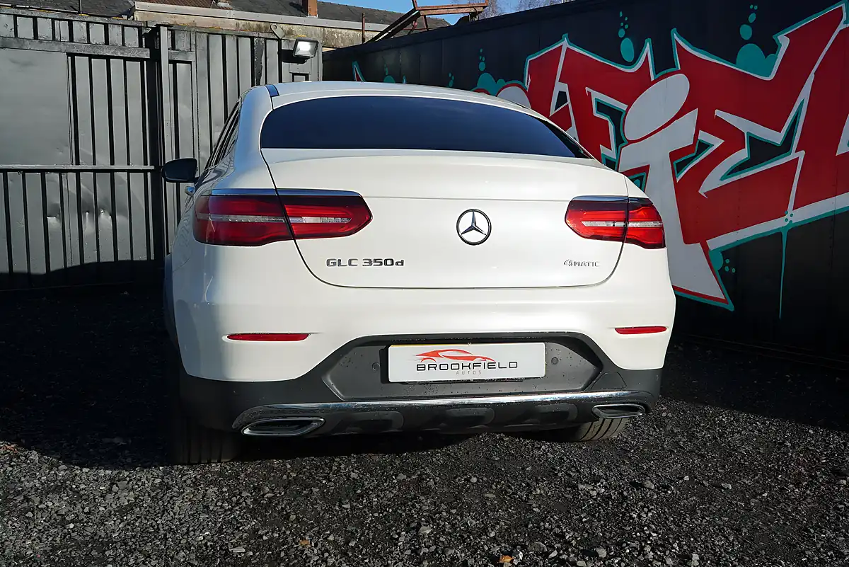 Used 2017 Mercedes-Benz Glc AMG Line (premium Plus) Coupe White - Interior and Exterior details 10