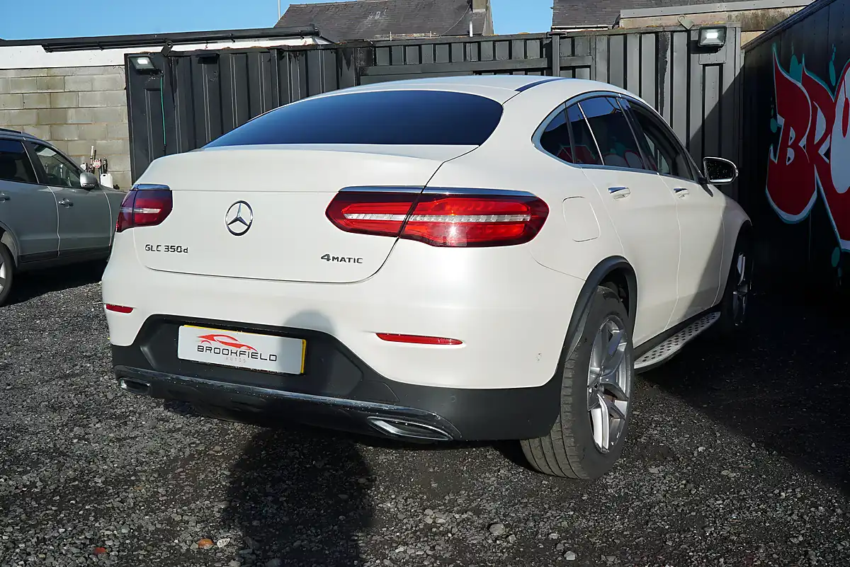 Used 2017 Mercedes-Benz Glc AMG Line (premium Plus) Coupe White - Interior and Exterior details 11