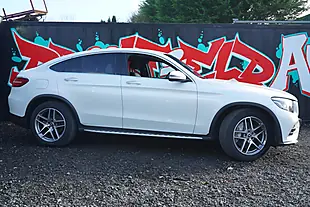 Used 2017 Mercedes-Benz Glc AMG Line (premium Plus) Coupe White - Interior and Exterior details 12