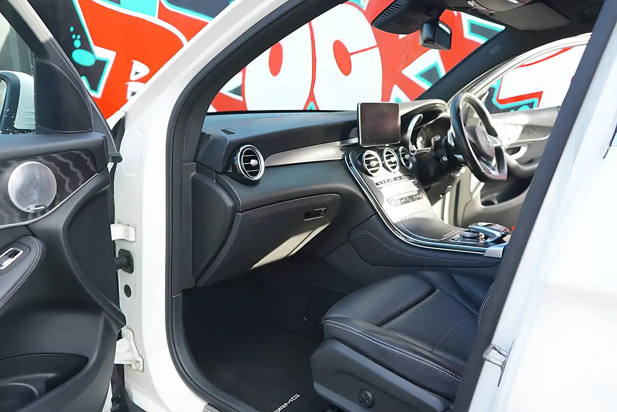 Used 2017 Mercedes-Benz Glc AMG Line (premium Plus) Coupe White - Interior and Exterior details 19