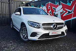 Used 2017 Mercedes-Benz Glc AMG Line (premium Plus) Coupe White - Interior and Exterior details 2