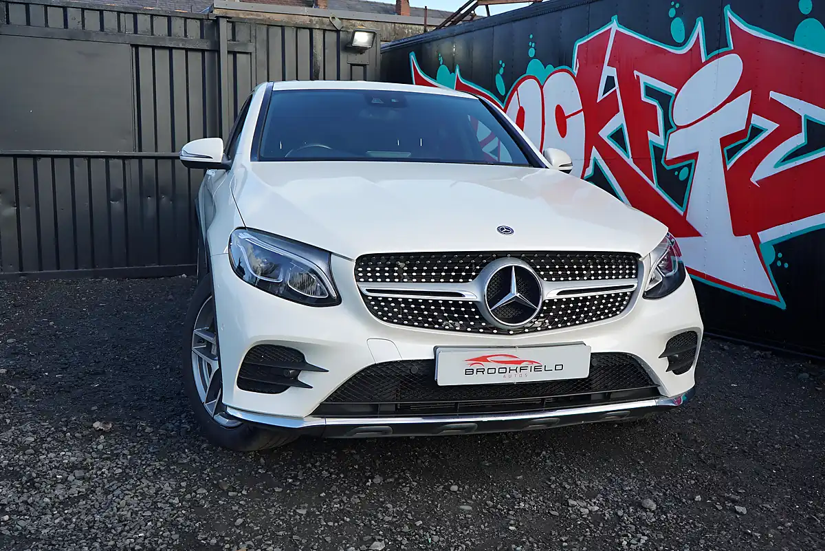 Used 2017 Mercedes-Benz Glc AMG Line (premium Plus) Coupe White - Interior and Exterior details 3