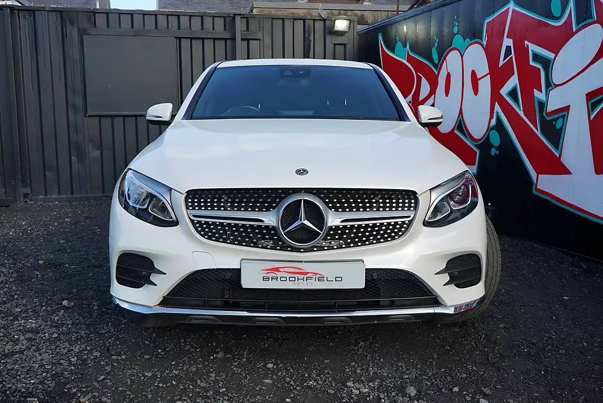 Used 2017 Mercedes-Benz Glc AMG Line (premium Plus) Coupe White - Interior and Exterior details 4