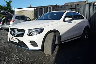 Used 2017 Mercedes-Benz Glc AMG Line (premium Plus) Coupe White - Interior and Exterior details 7