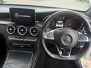 Used 2017 Mercedes-Benz Glc AMG Line (premium) White - Interior and Exterior details 11