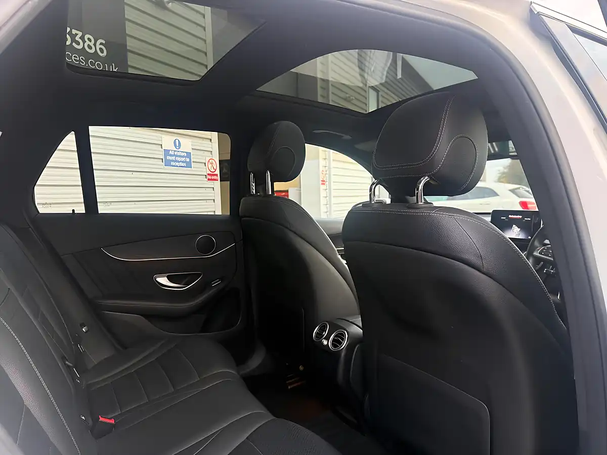 Used 2017 Mercedes-Benz Glc AMG Line (premium) White - Interior and Exterior details 15