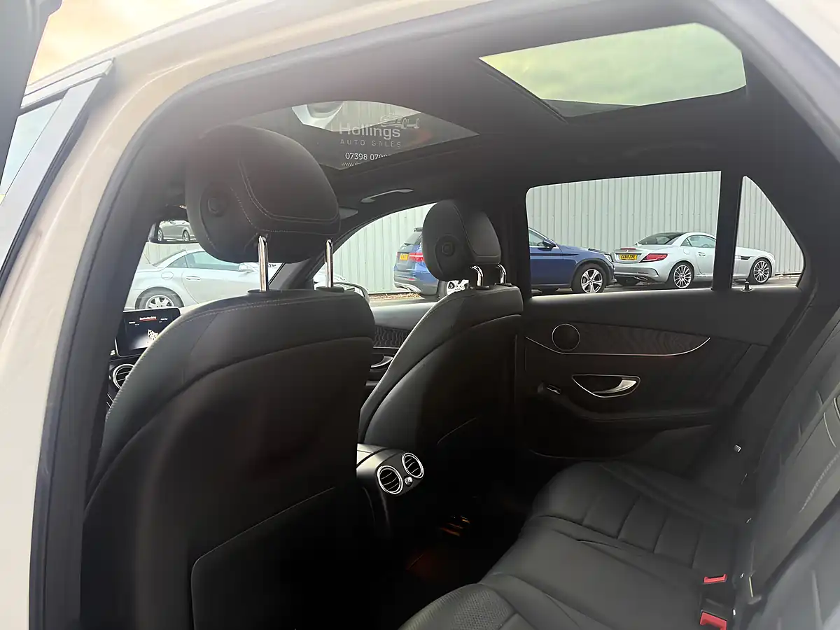 Used 2017 Mercedes-Benz Glc AMG Line (premium) White - Interior and Exterior details 17