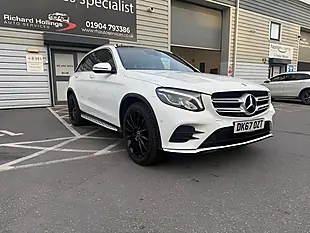 Used 2017 Mercedes-Benz Glc AMG Line (premium) White - Interior and Exterior details 6