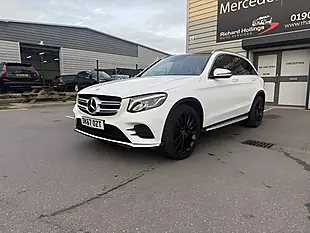 Used 2017 Mercedes-Benz Glc AMG Line (premium) White - Interior and Exterior details 7