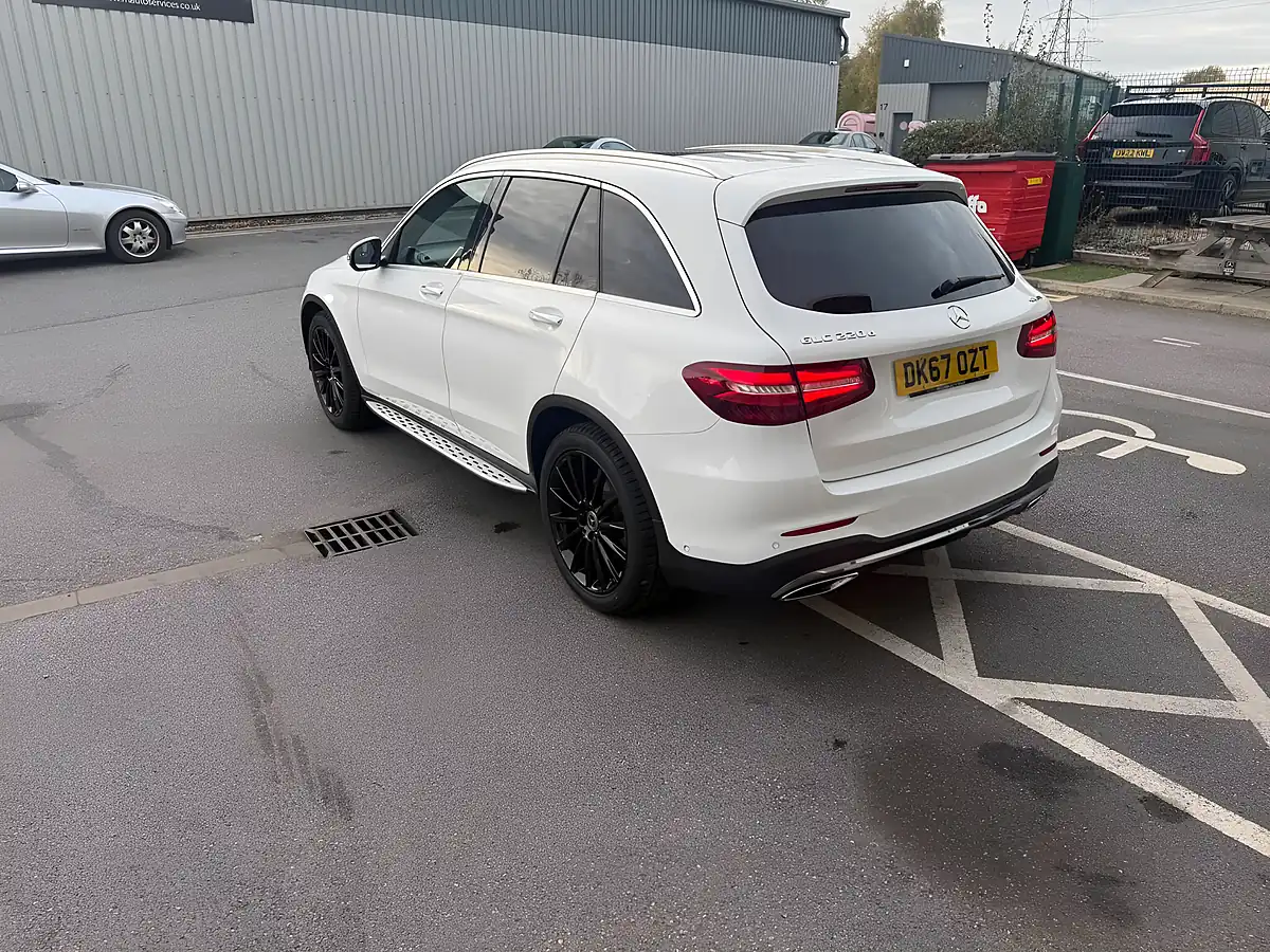 Used 2017 Mercedes-Benz Glc AMG Line (premium) White - Interior and Exterior details 8
