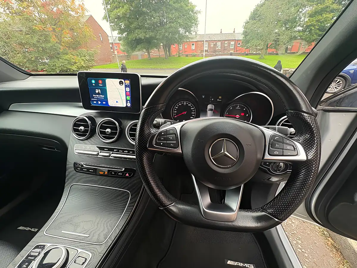 Used 2017 Mercedes-Benz Glc AMG Line Silver - Interior and Exterior details 20
