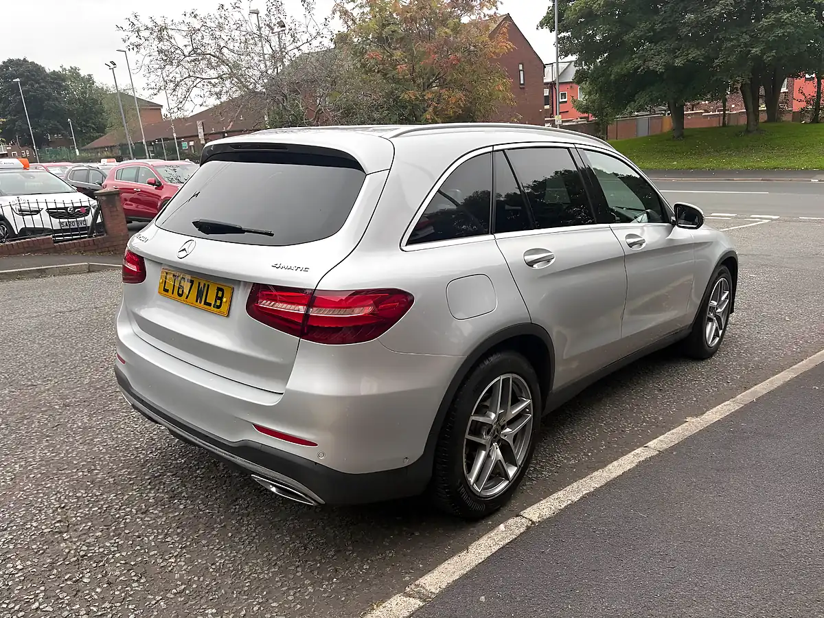 Used 2017 Mercedes-Benz Glc AMG Line Silver - Interior and Exterior details 3