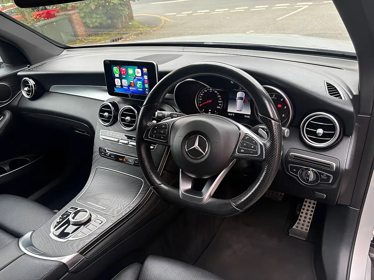 Used 2017 Mercedes-Benz Glc AMG Line Silver - Interior and Exterior details 9