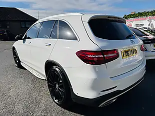 Used 2017 Mercedes-Benz Glc AMG Line White - Interior and Exterior details 10
