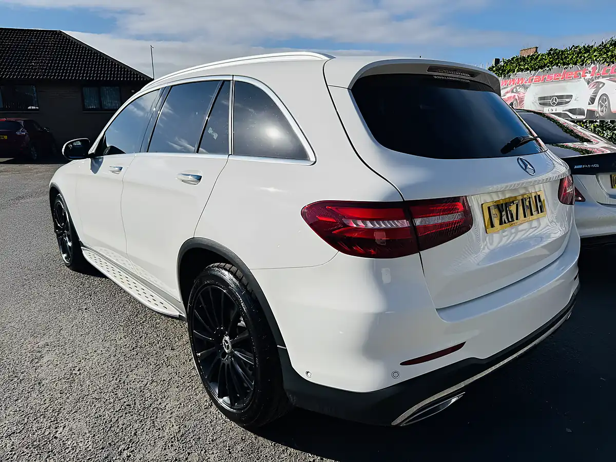 Used 2017 Mercedes-Benz Glc AMG Line White - Interior and Exterior details 10