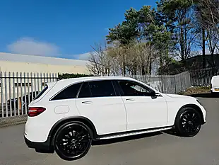 Used 2017 Mercedes-Benz Glc AMG Line White - Interior and Exterior details 13
